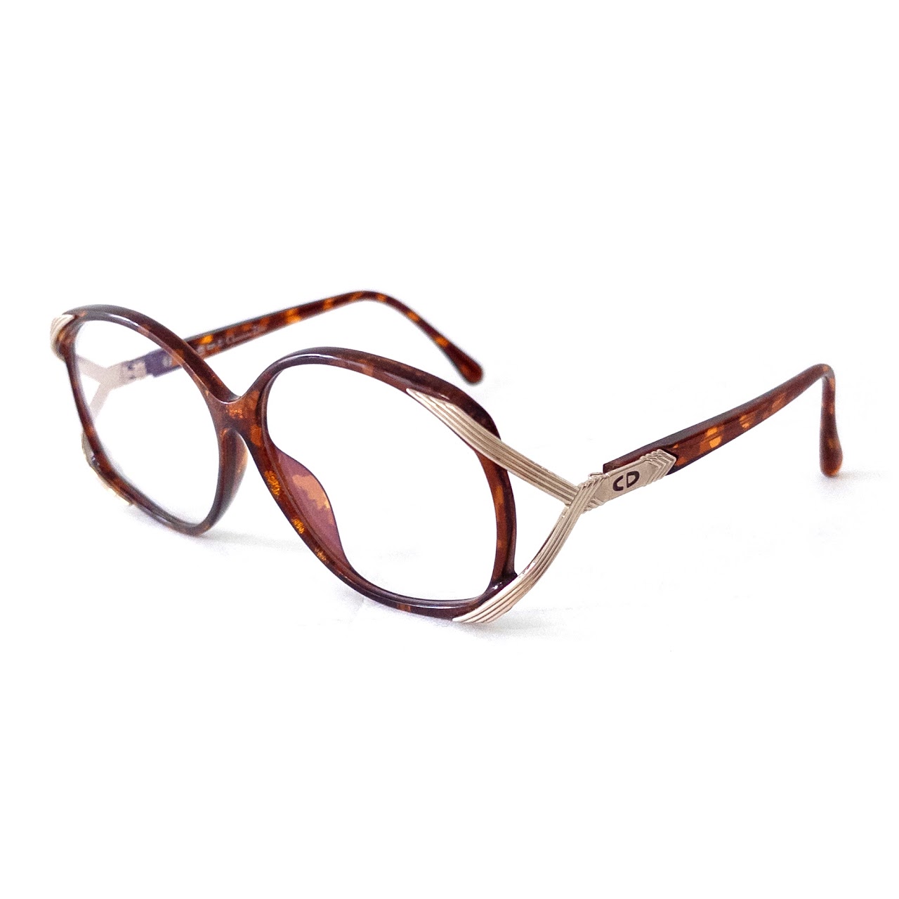 Christian Dior Faux Tortoiseshell Eyeglasses