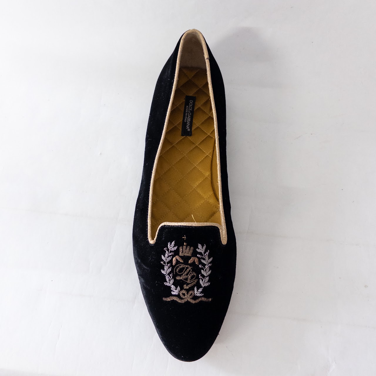 Dolce & Gabbana Velvet Loafers