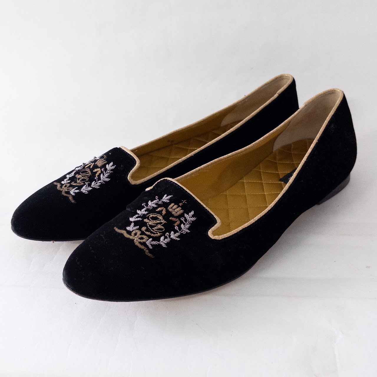 Dolce & Gabbana Velvet Loafers