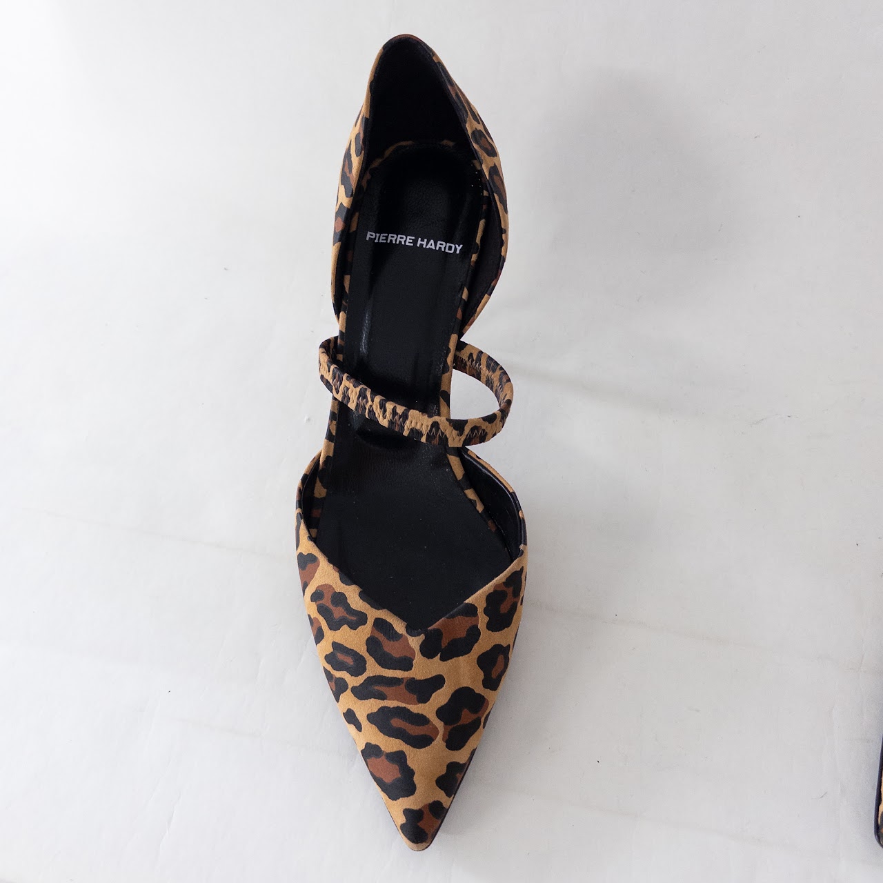 Pierre Hardy Leopard Print Suede Pumps