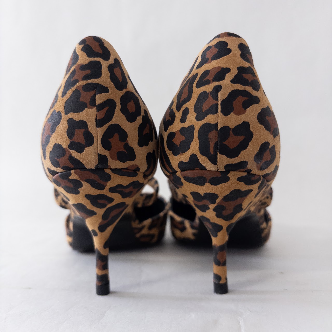 Pierre Hardy Leopard Print Suede Pumps