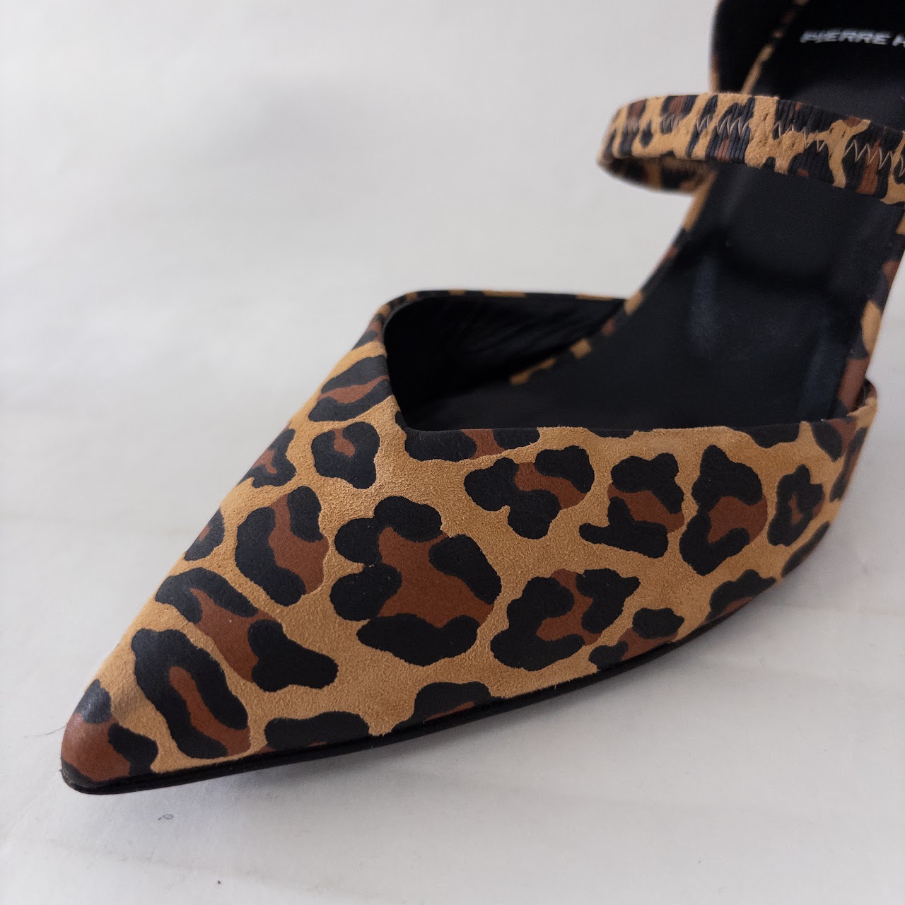 Pierre Hardy Leopard Print Suede Pumps