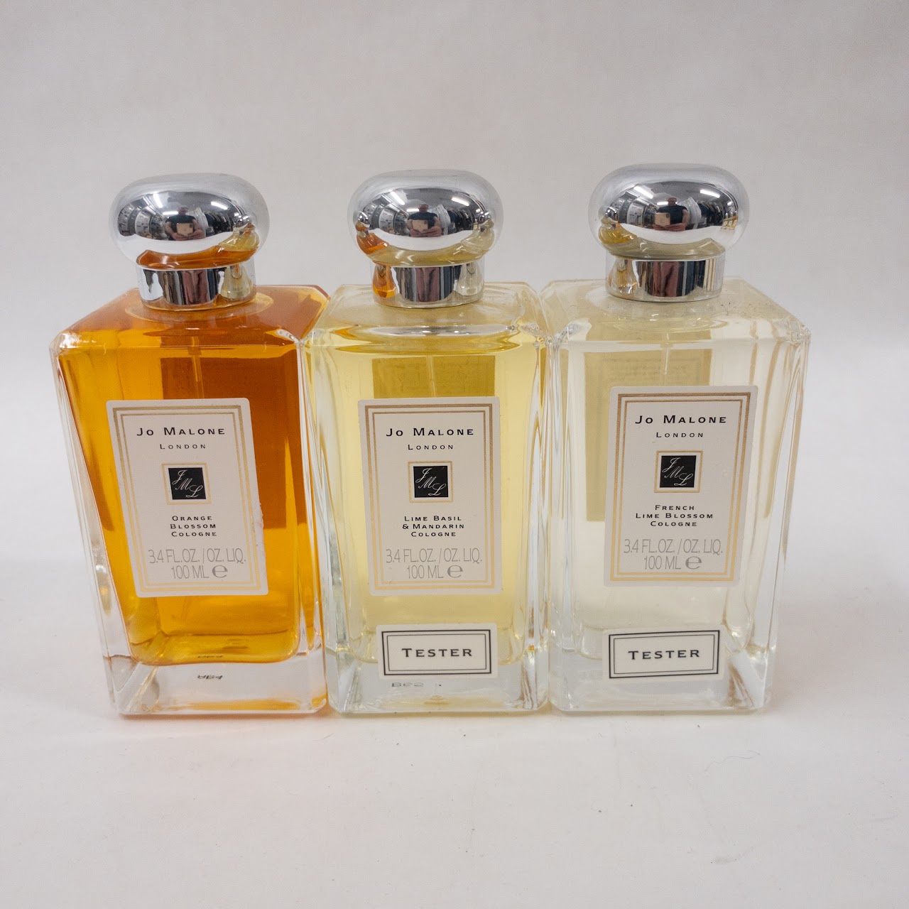 Joe Malone 100 ML Citrus Perfume Lot of Three