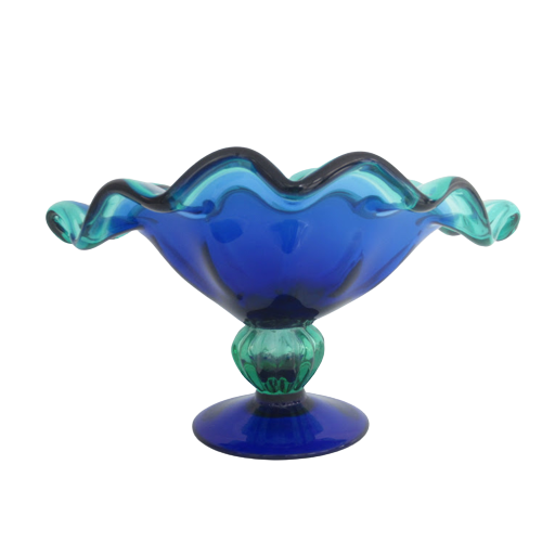 Art Glass Footed Bowl