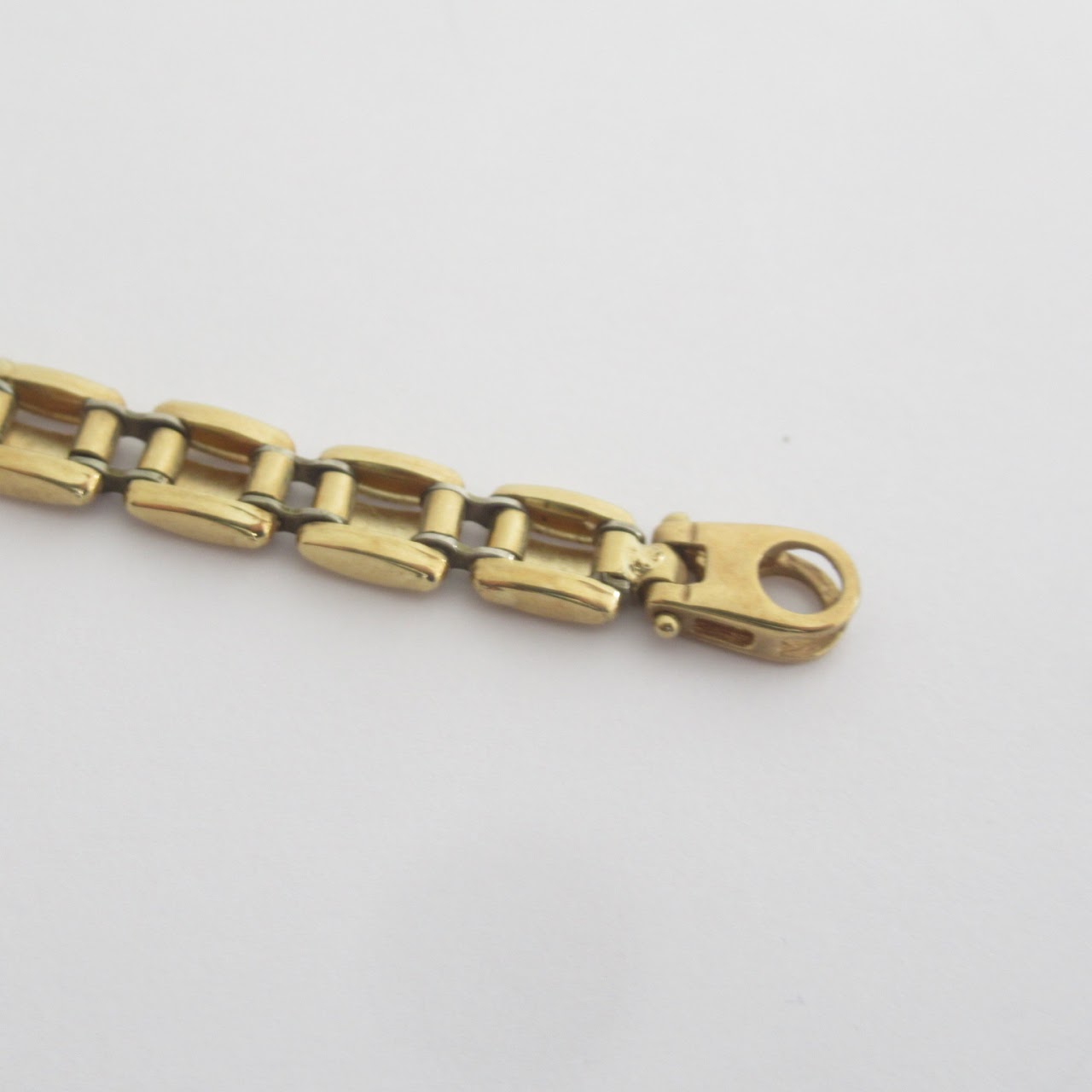 18K Gold Link Grecian Bracelet