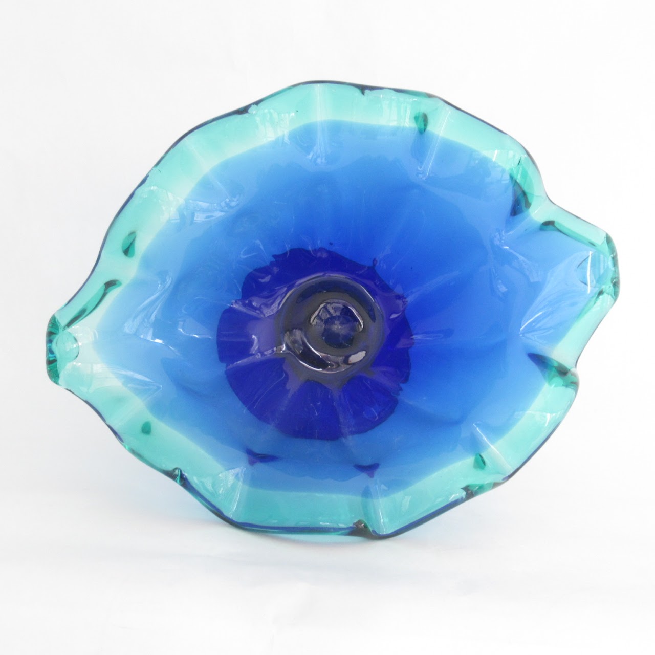 Art Glass Footed Bowl