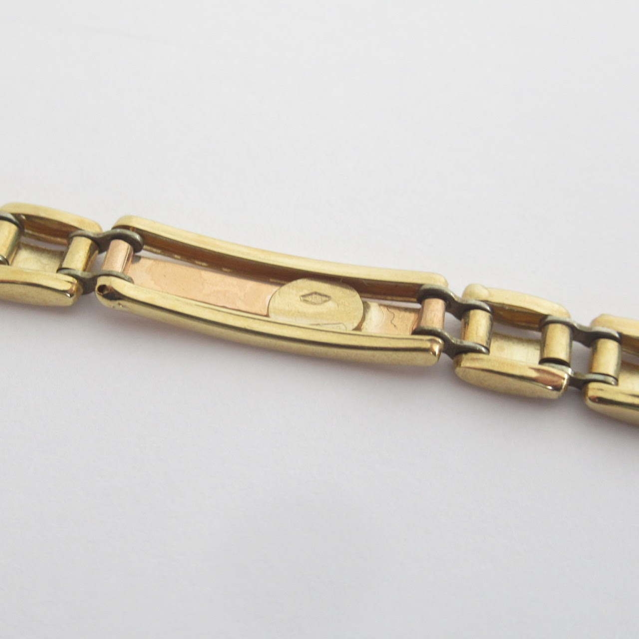 18K Gold Link Grecian Bracelet