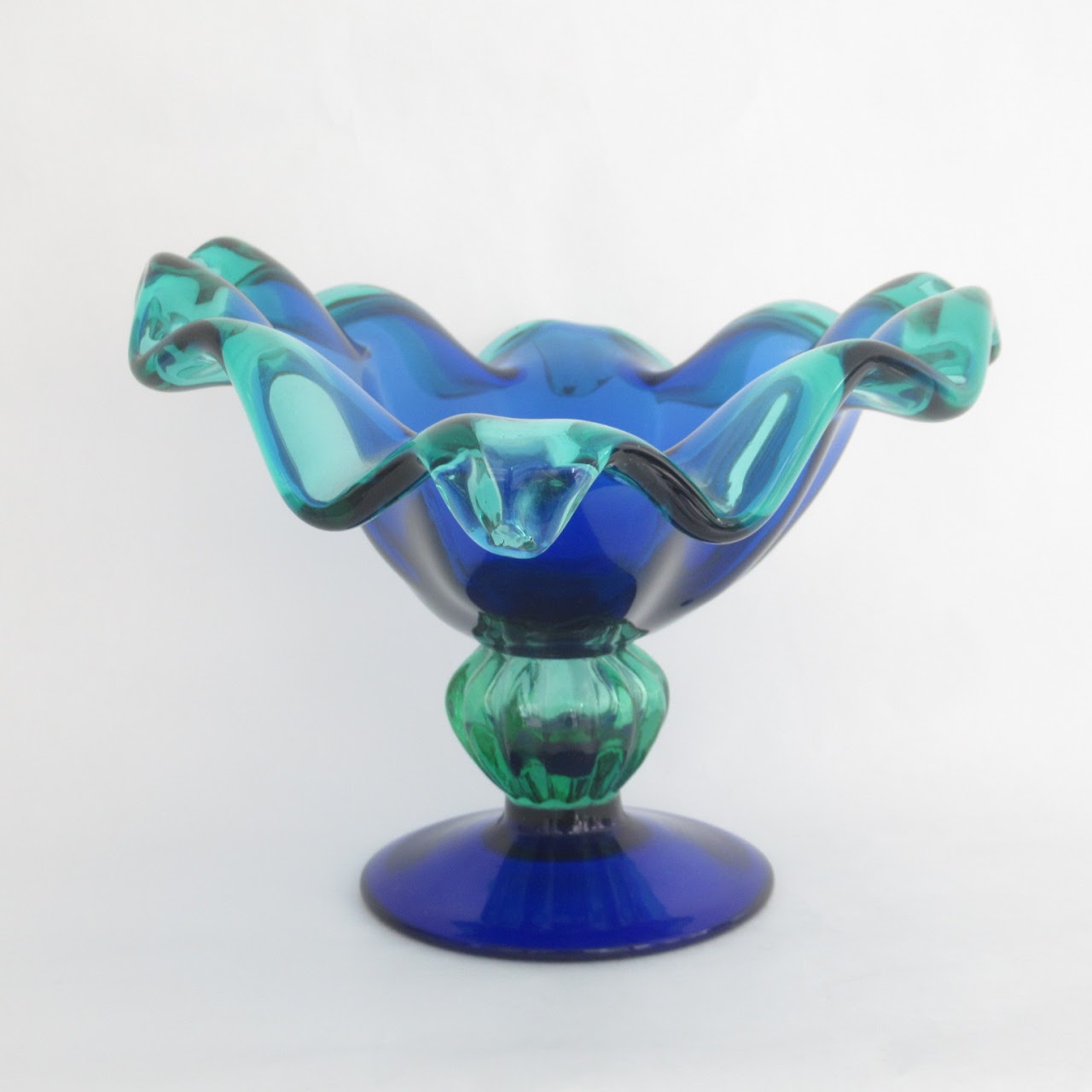 Art Glass Footed Bowl