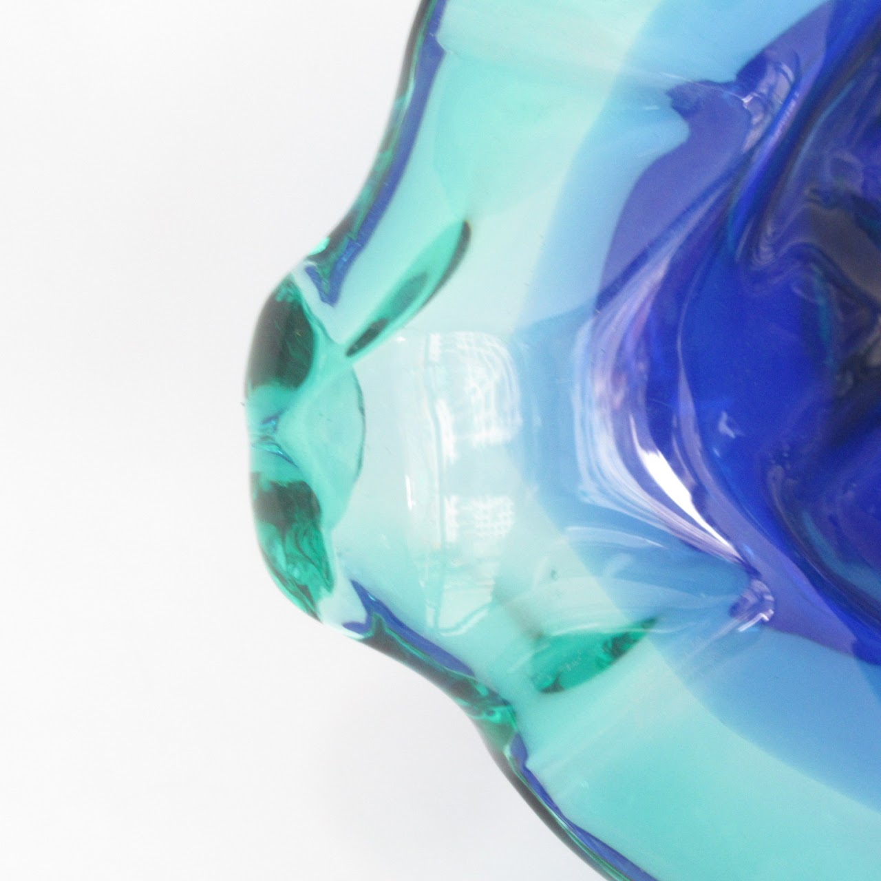 Art Glass Footed Bowl