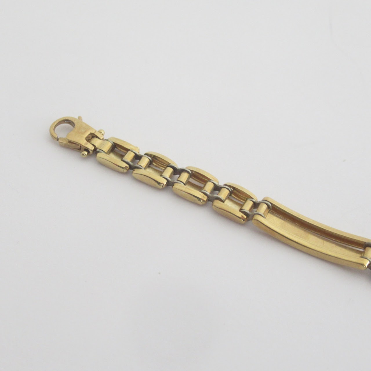 18K Gold Link Grecian Bracelet