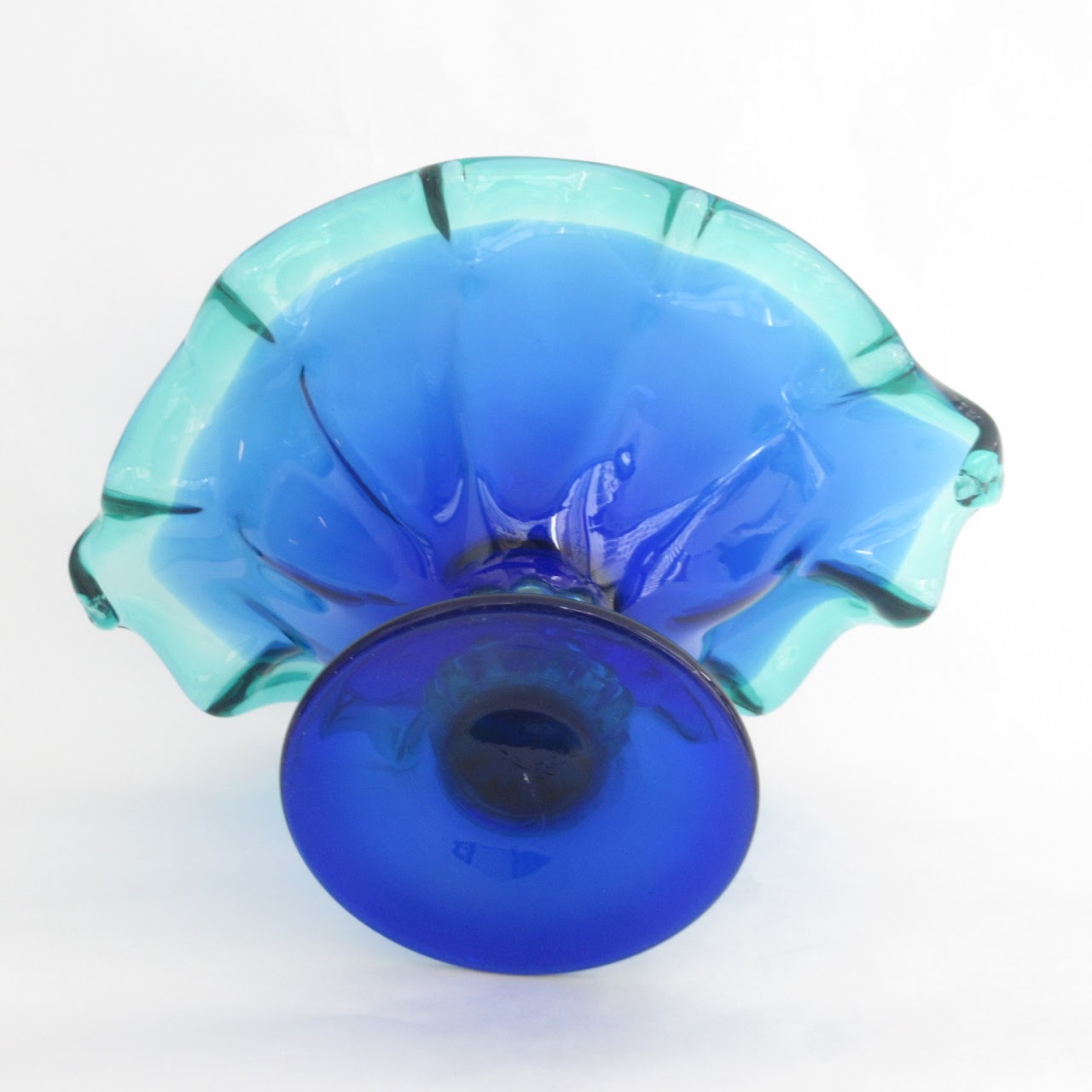 Art Glass Footed Bowl