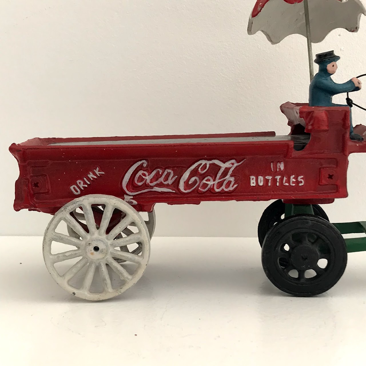 Coca-Cola Cast Iron Horse-Drawn Cart