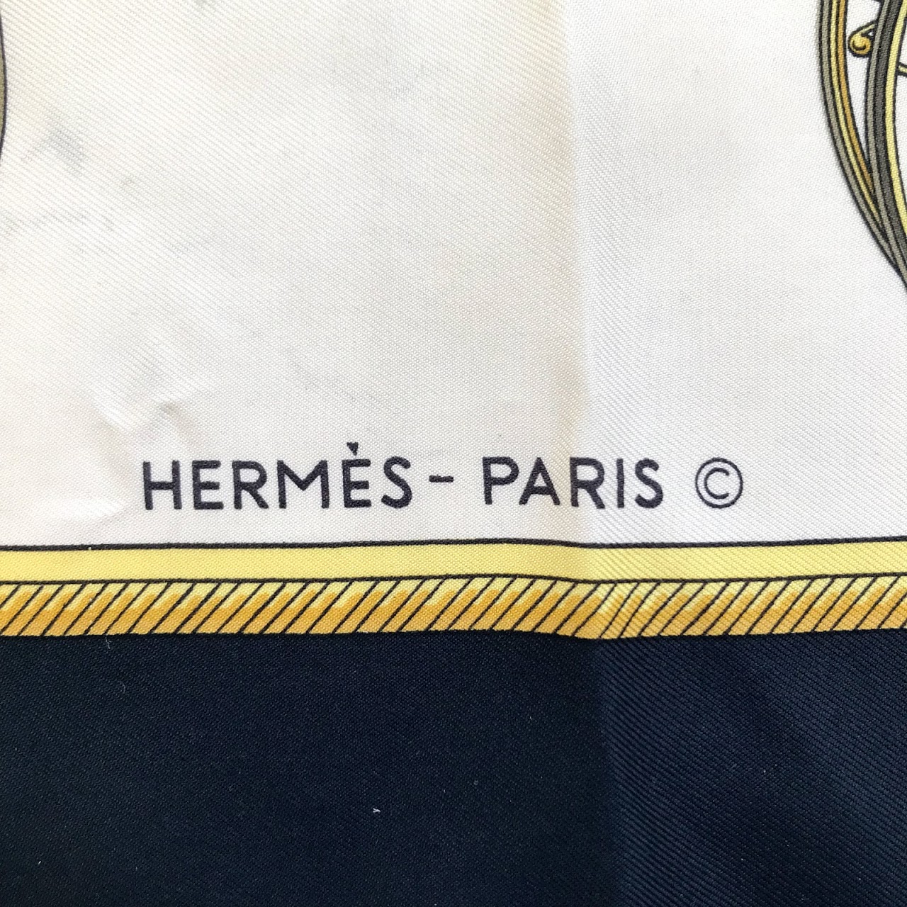 Hermès 'Les Voitures a Transformation' Silk Scarf 90
