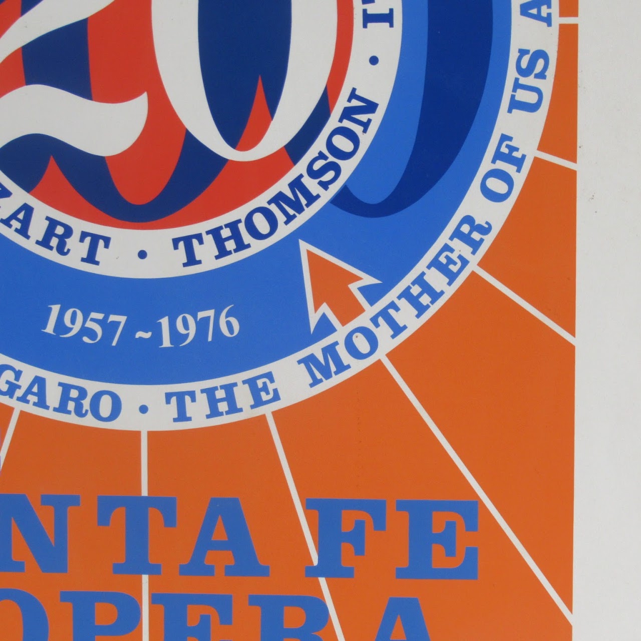 Robert Indiana Signed Santa Fe Opera Serigraph
