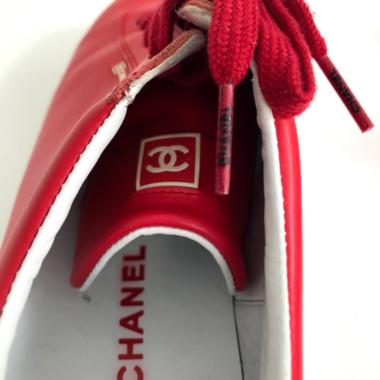 Chanel Sport Vintage Lace Up Sneakers