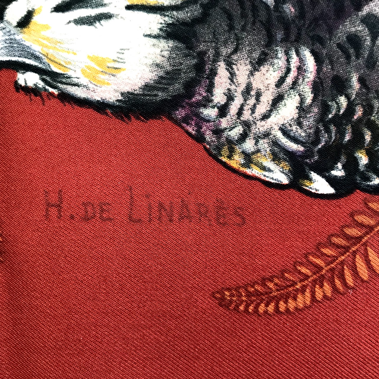 Hermès Gibiers Silk Scarf 90