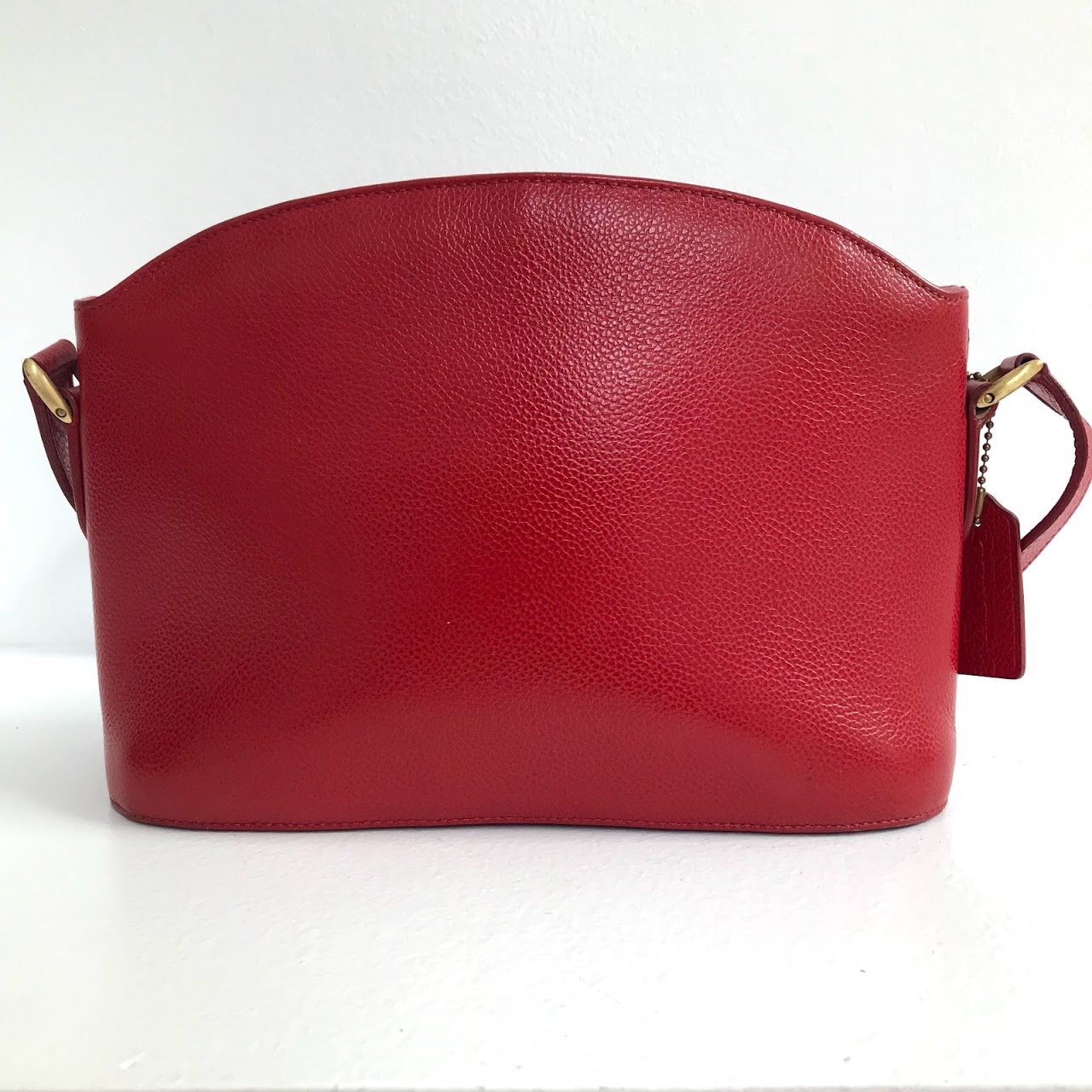 Coach Red Leather Crossbody Bag