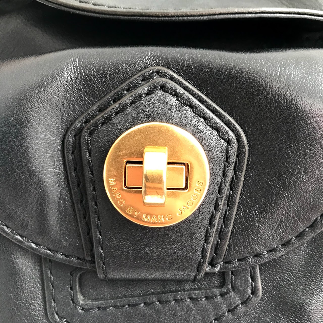 Marc by Marc Jacobs Black Leather Crossbody Bag
