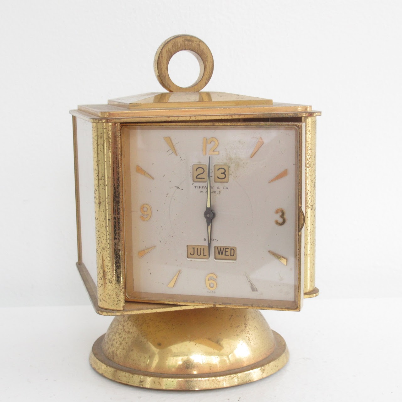 Tiffany & Co. Vintage Thermometer and Barometer Clock