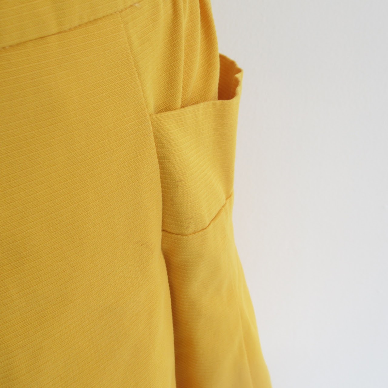 Gucci Yellow Skirt