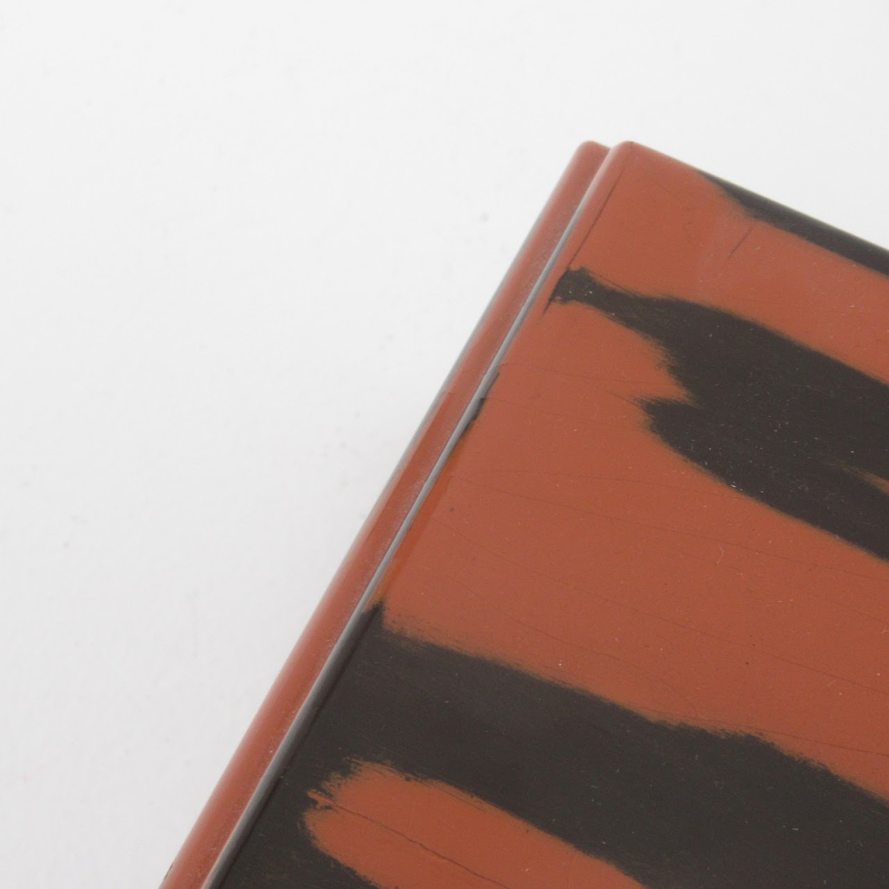 Lacquered Tiger Striped  Box