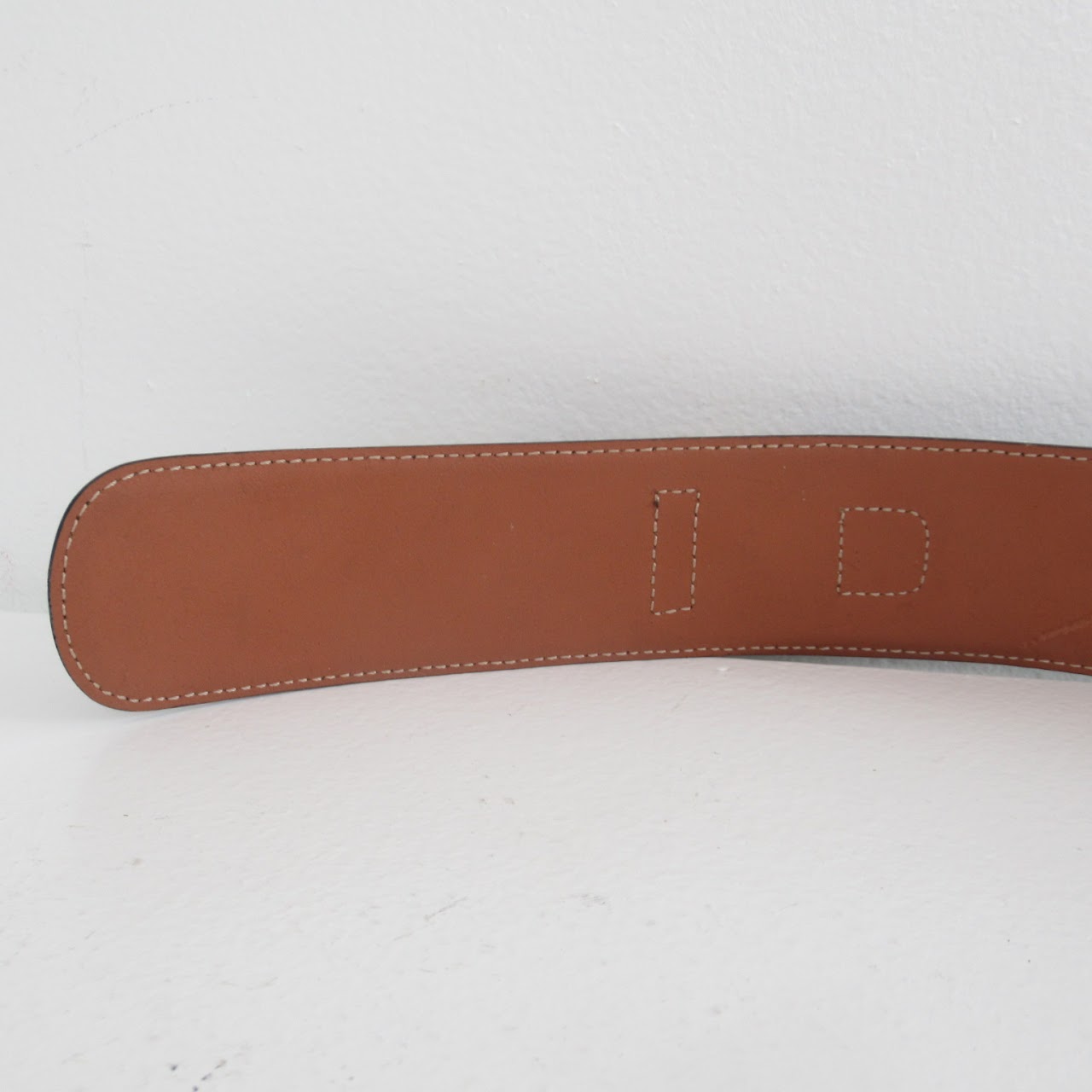 Céline Leather Horse Bit Belt