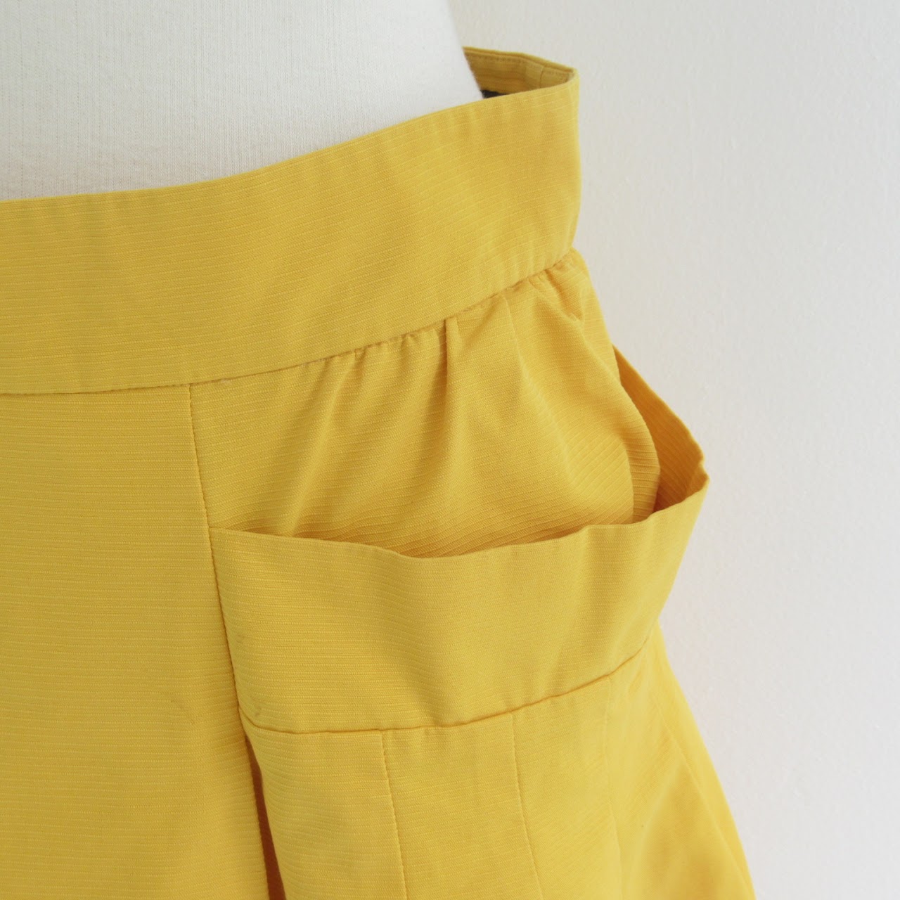 Gucci Yellow Skirt