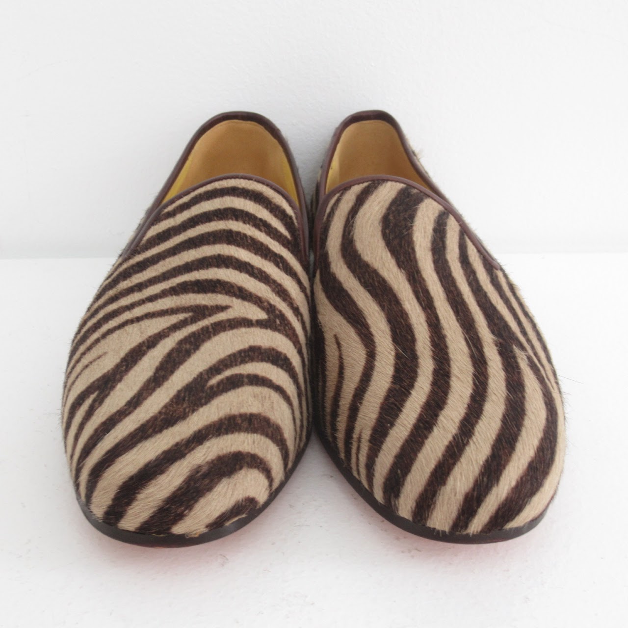 Stubbs & Wootton Zebra Loafers