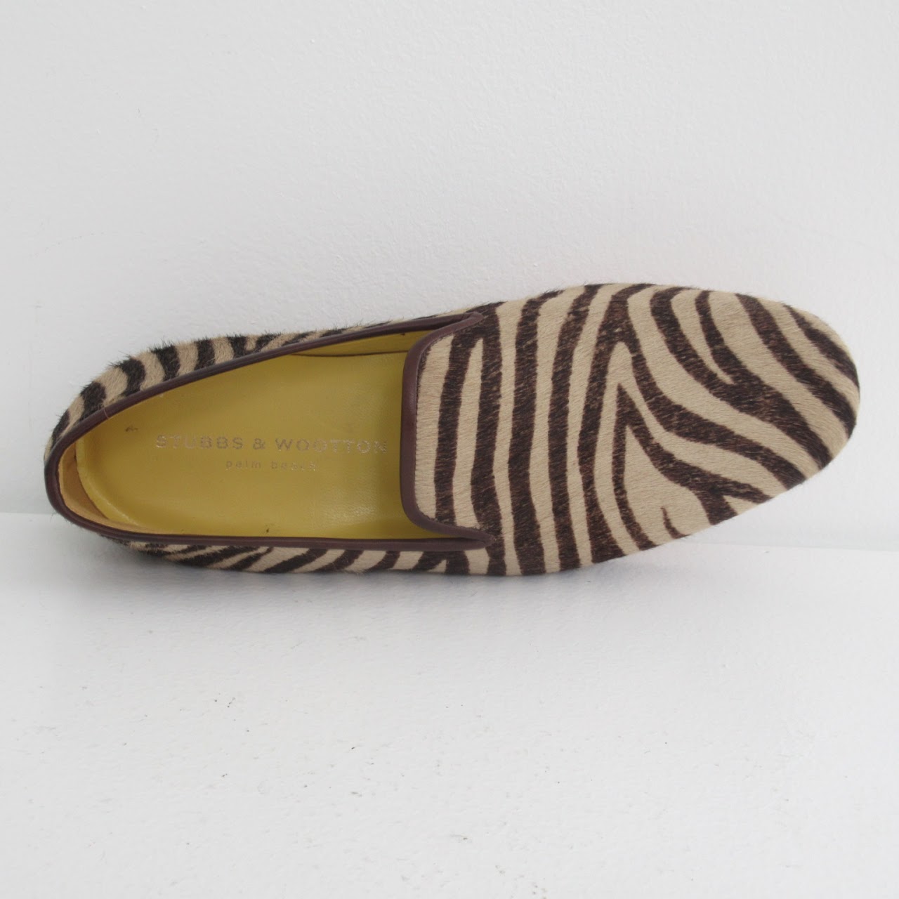 Stubbs & Wootton Zebra Loafers