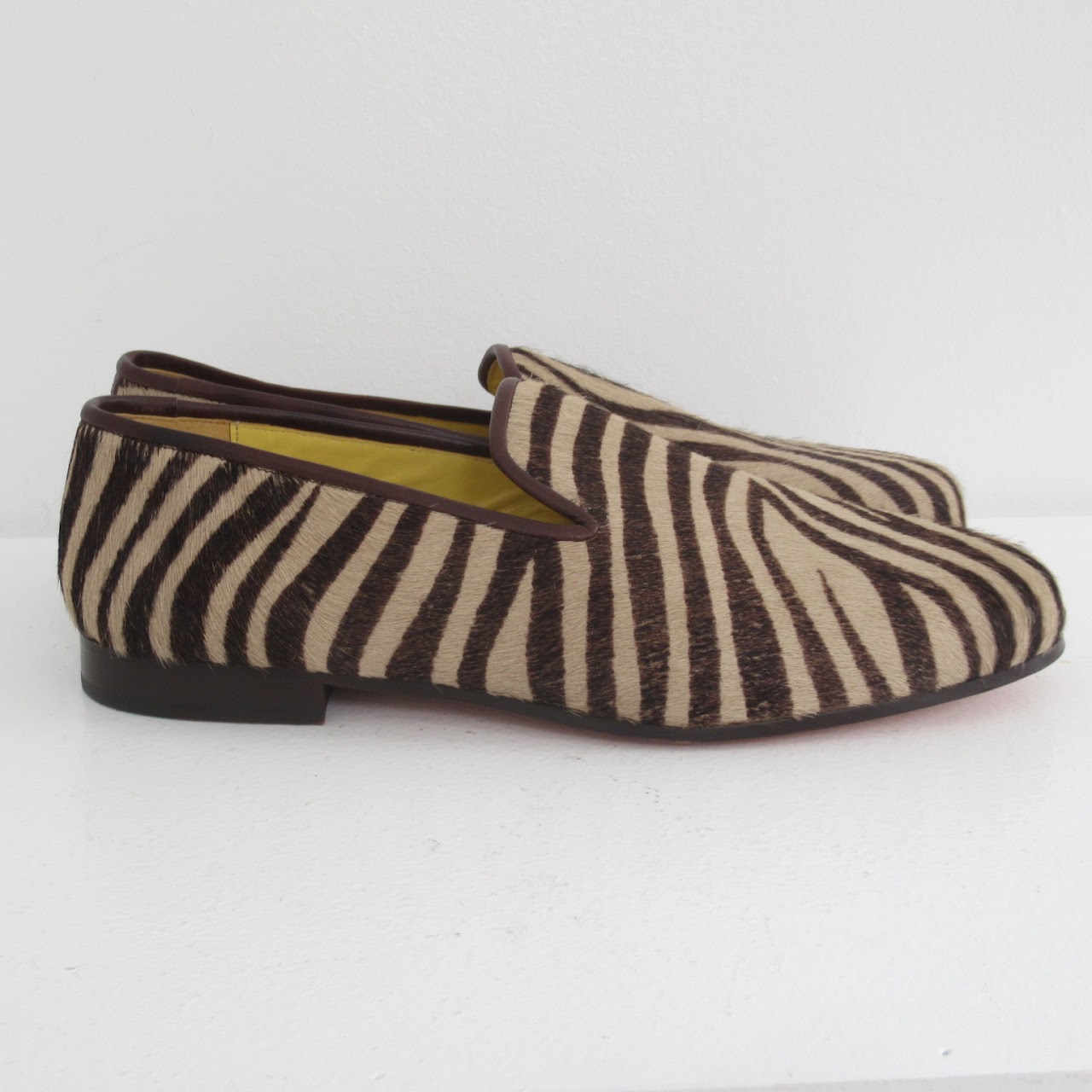 Stubbs & Wootton Zebra Loafers