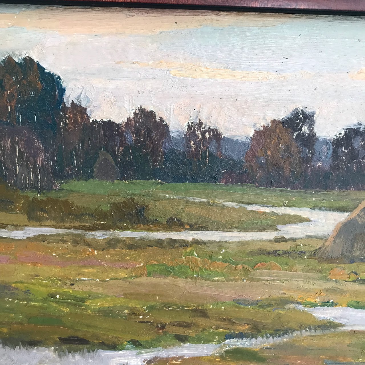 Pastoral Landscape Oil Painting