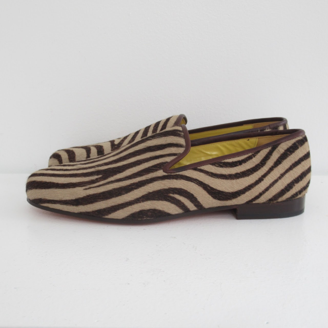 Stubbs & Wootton Zebra Loafers