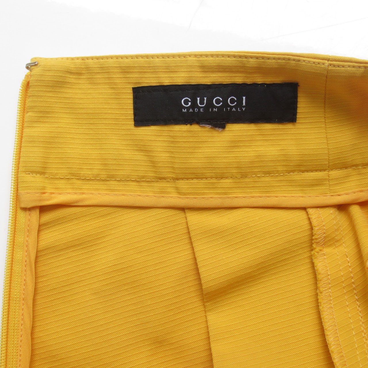 Gucci Yellow Skirt