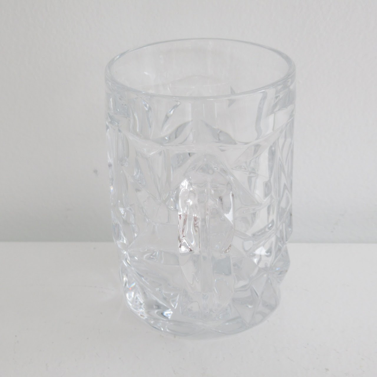 Tiffany & Co. Crystal Rock Cut Beer Mug