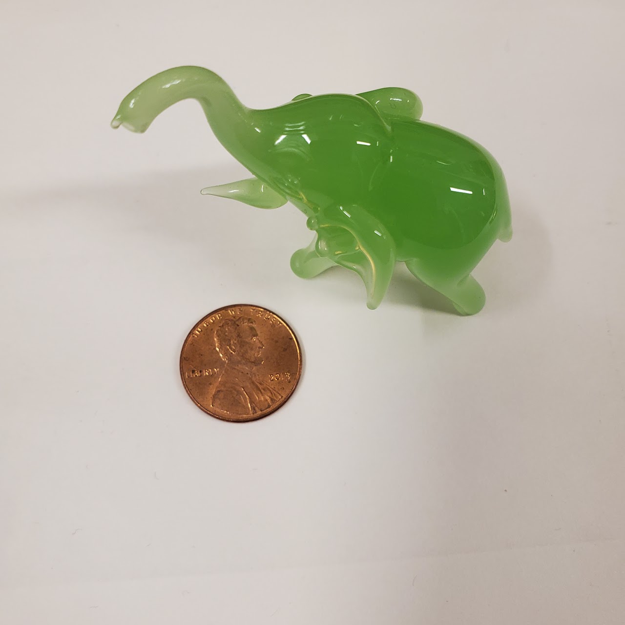 Jade Elephant Miniature