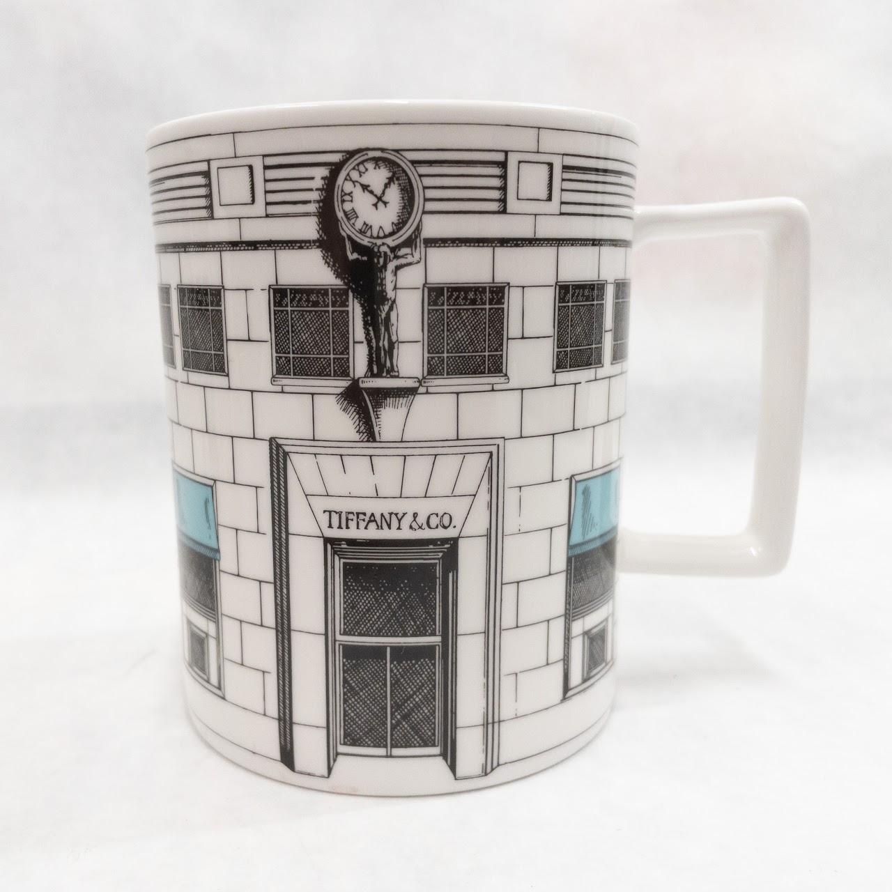 Tiffany & Co. Storefront Motif Mug Pair