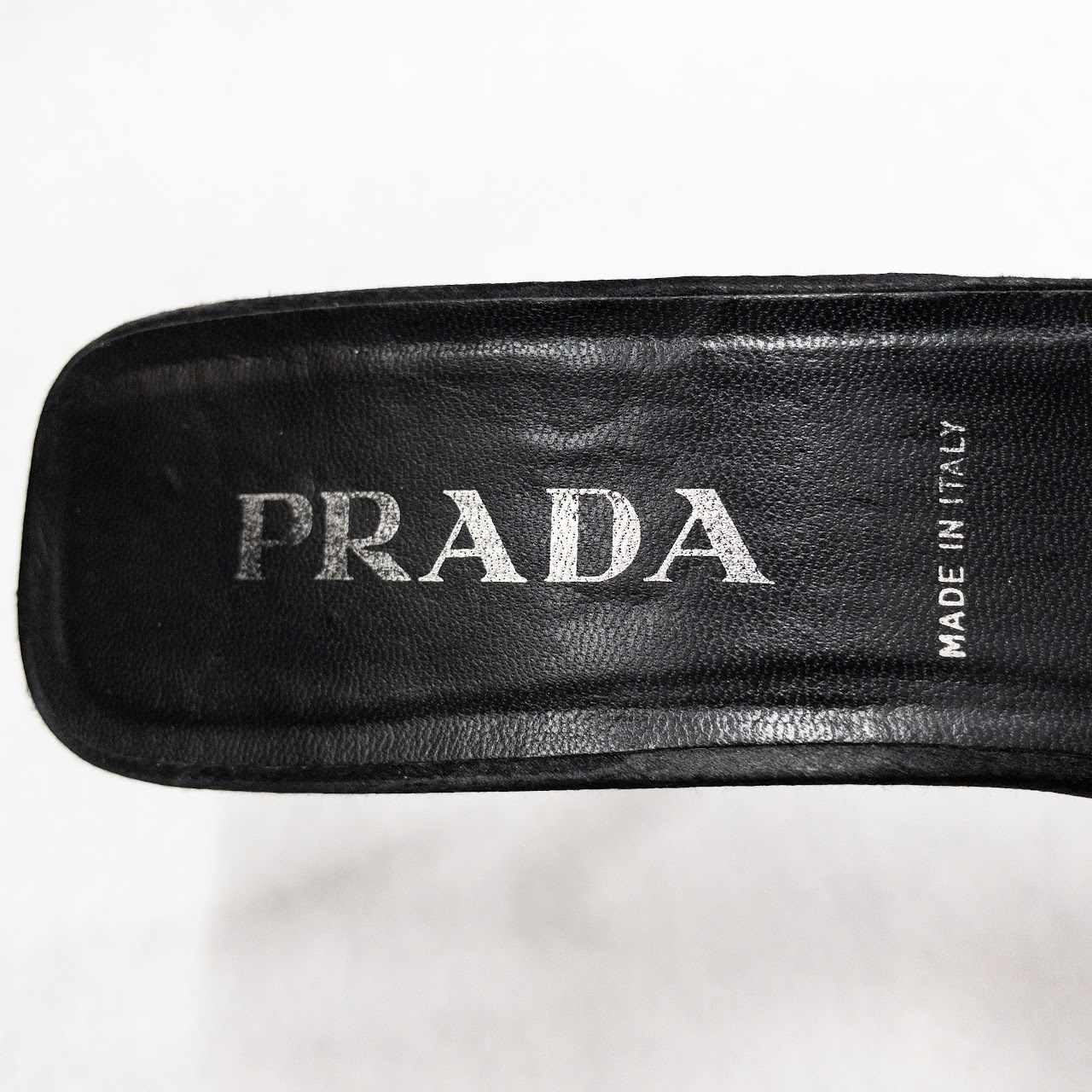 Prada Satin Mules