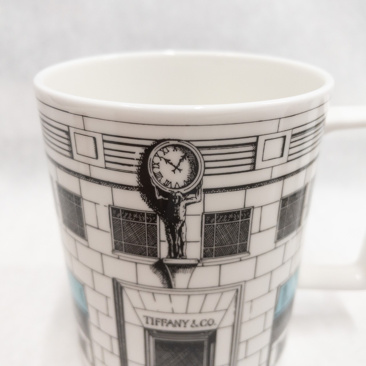 Tiffany & Co. Storefront Motif Mug Pair