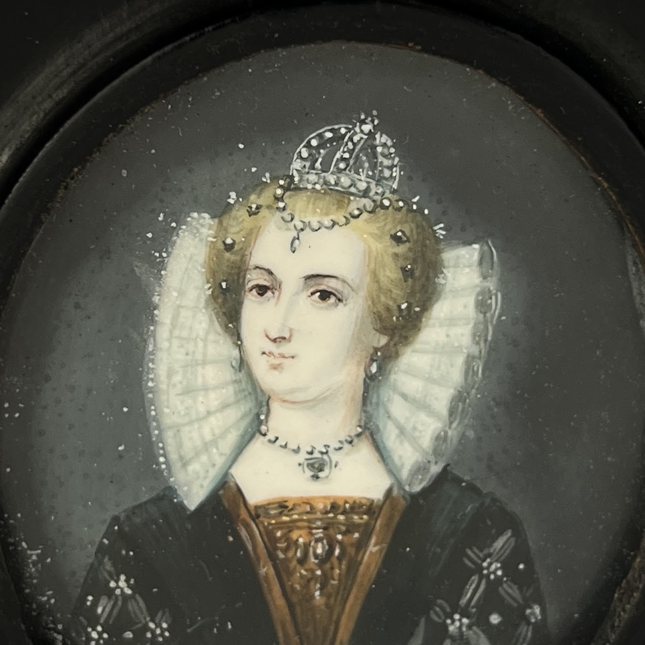 Queen Elizabeth I Miniature Portrait Painting