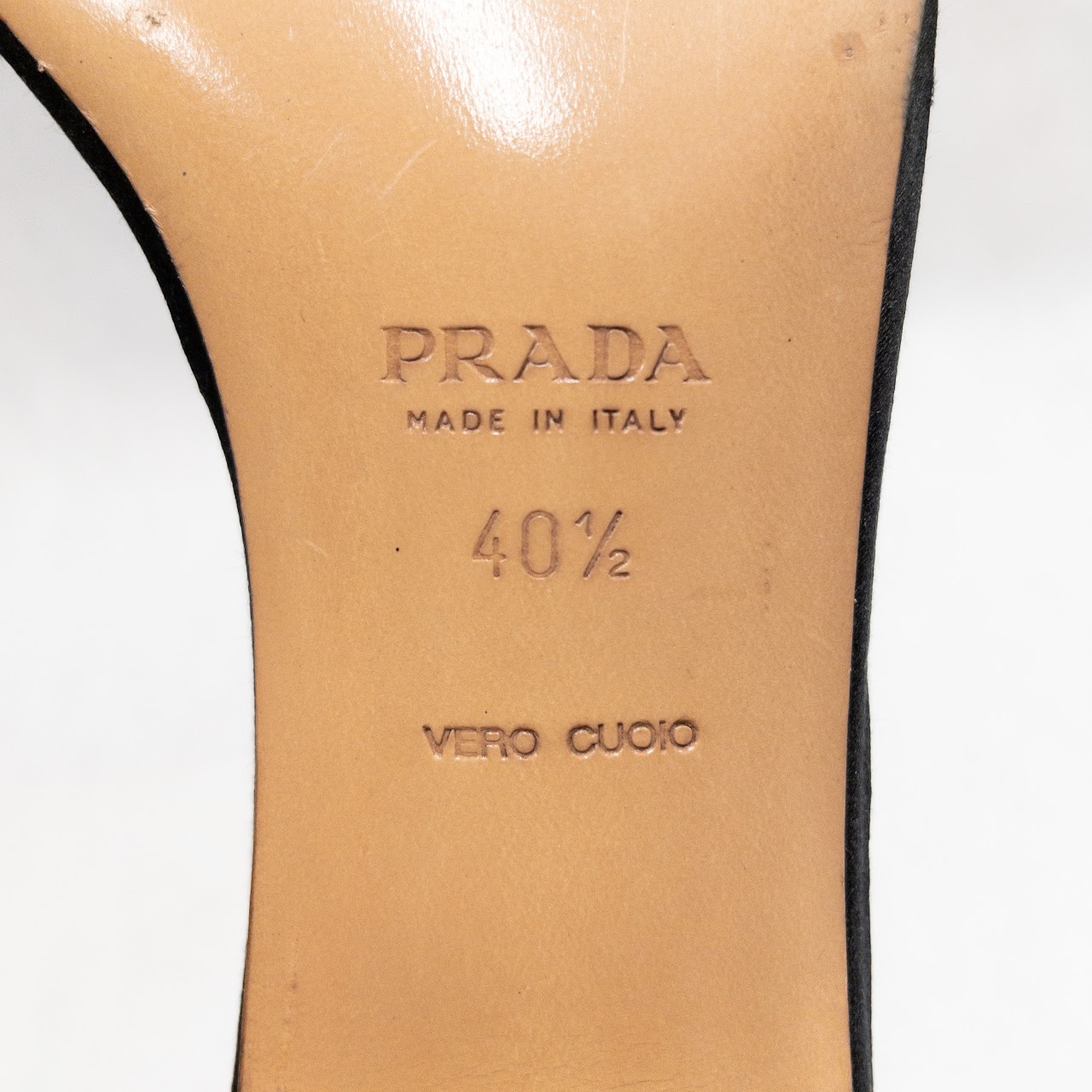 Prada Satin Mules