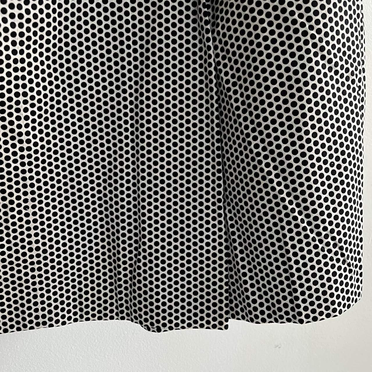 Chanel Black and White Polka-Dot Skirt