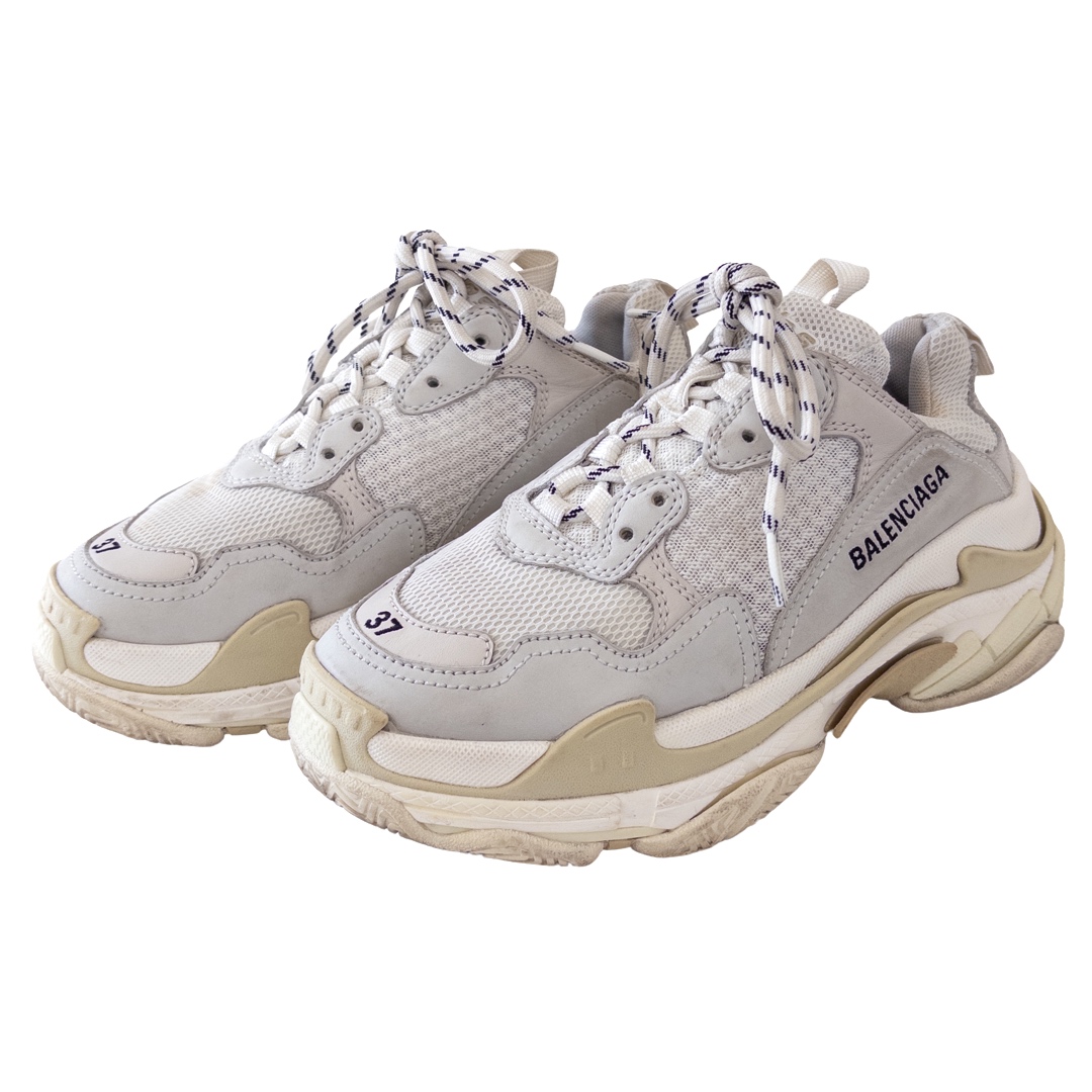 Balenciaga Triple S White Sneakers