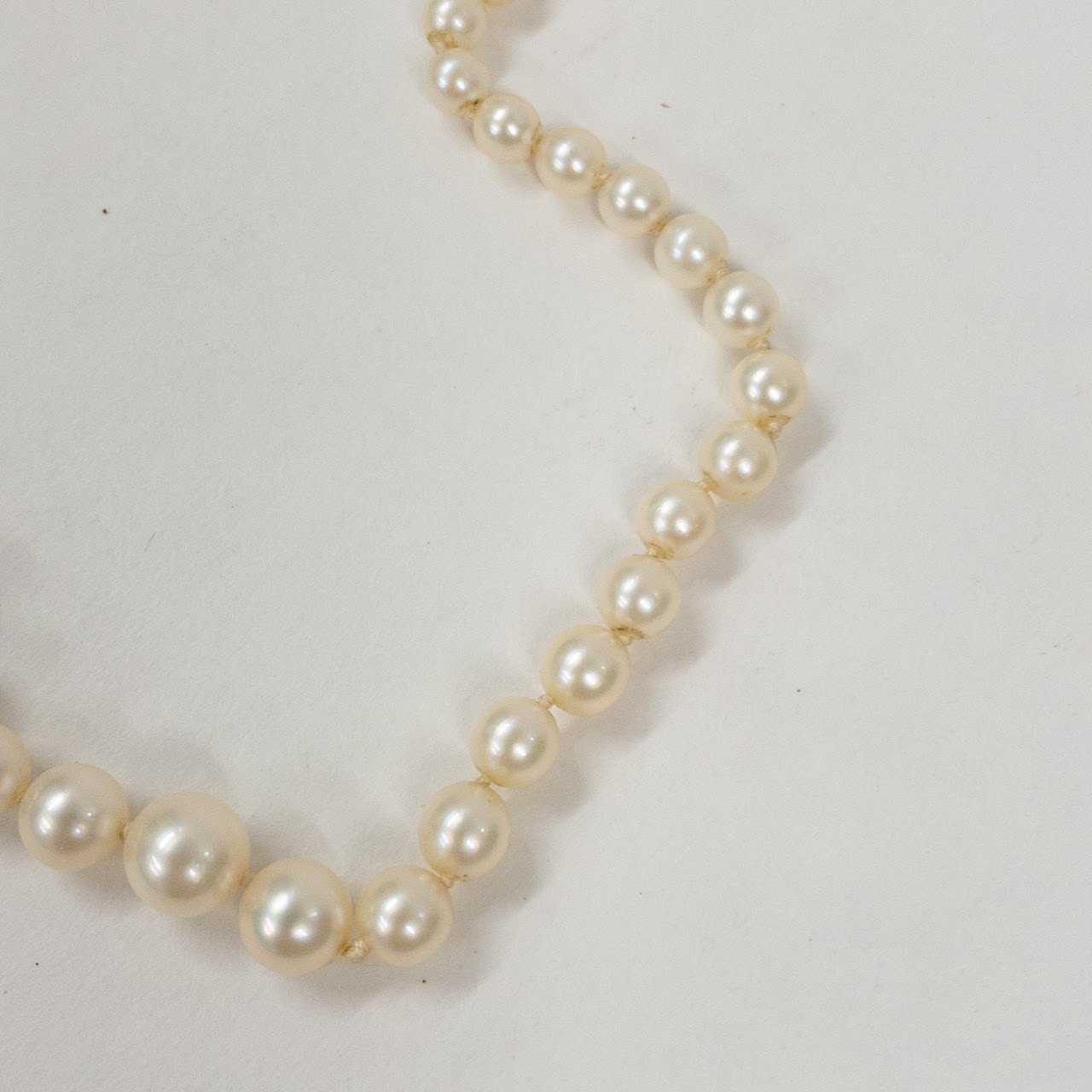 14K Gold and Akoya Pearl Choker Strand