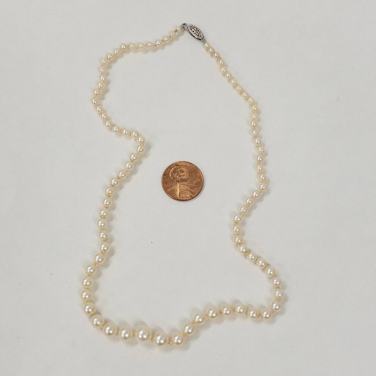 14K Gold and Akoya Pearl Choker Strand