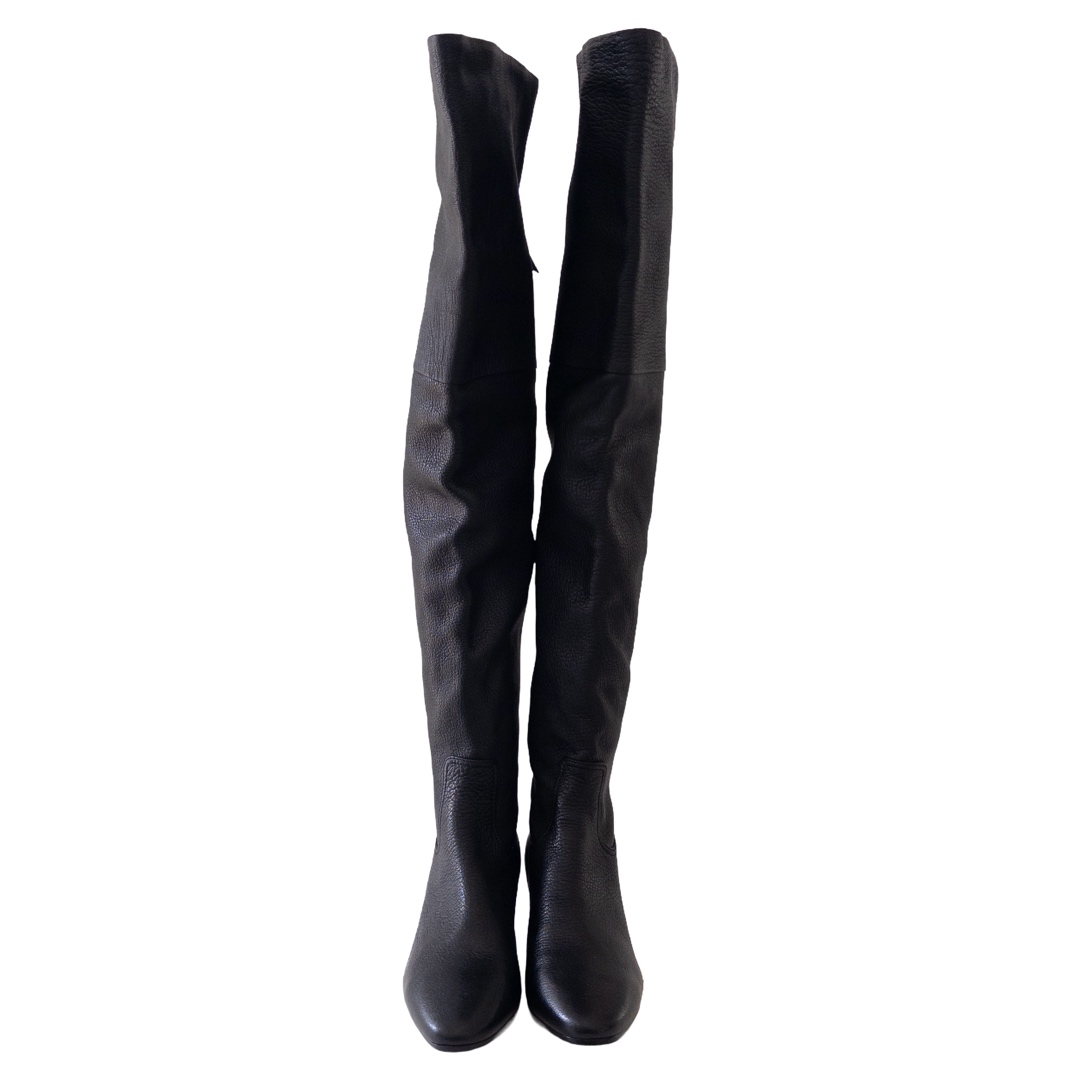 Coach NEW Thigh-High Leather Boots