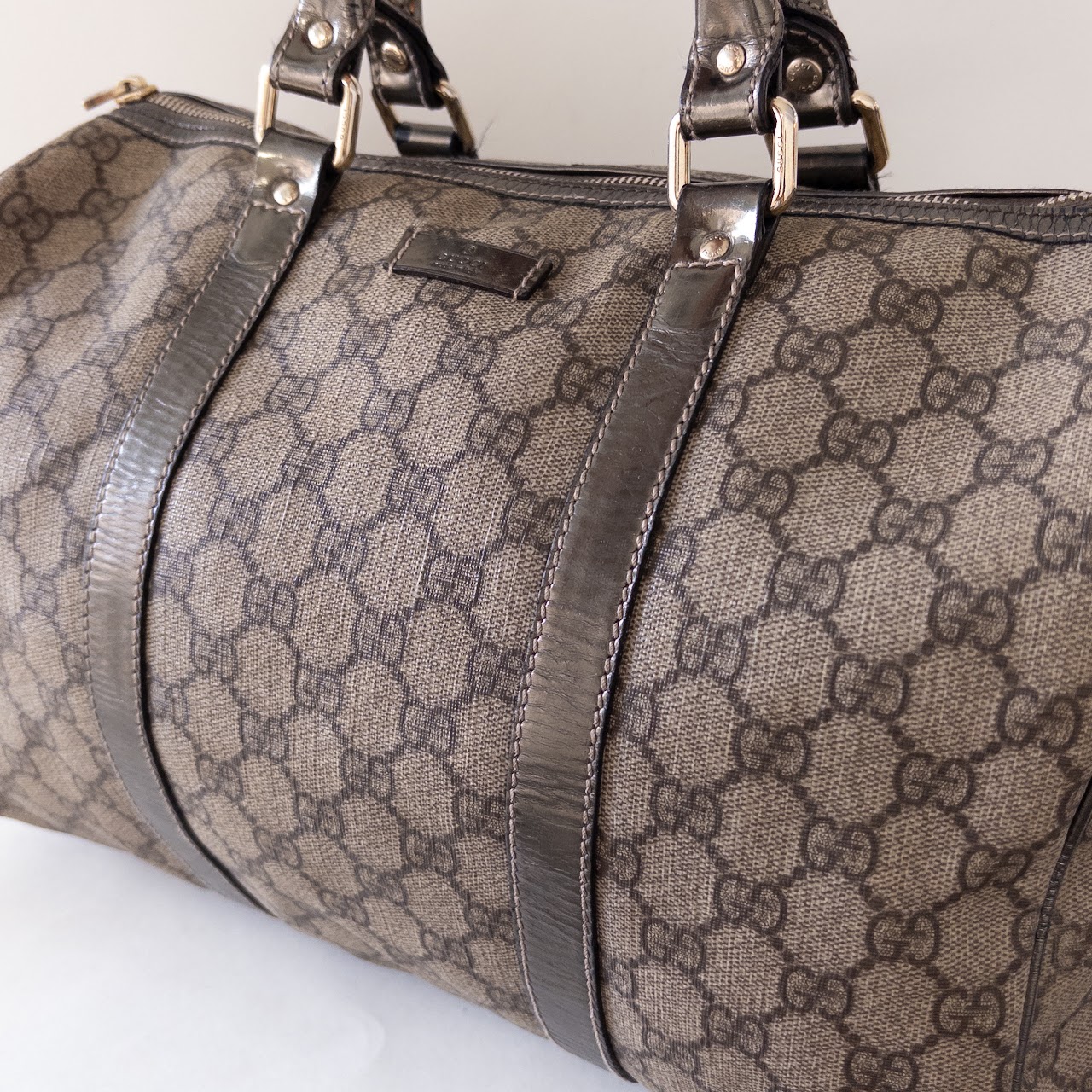 Gucci Joy Boston Monogram Canvas Handbag