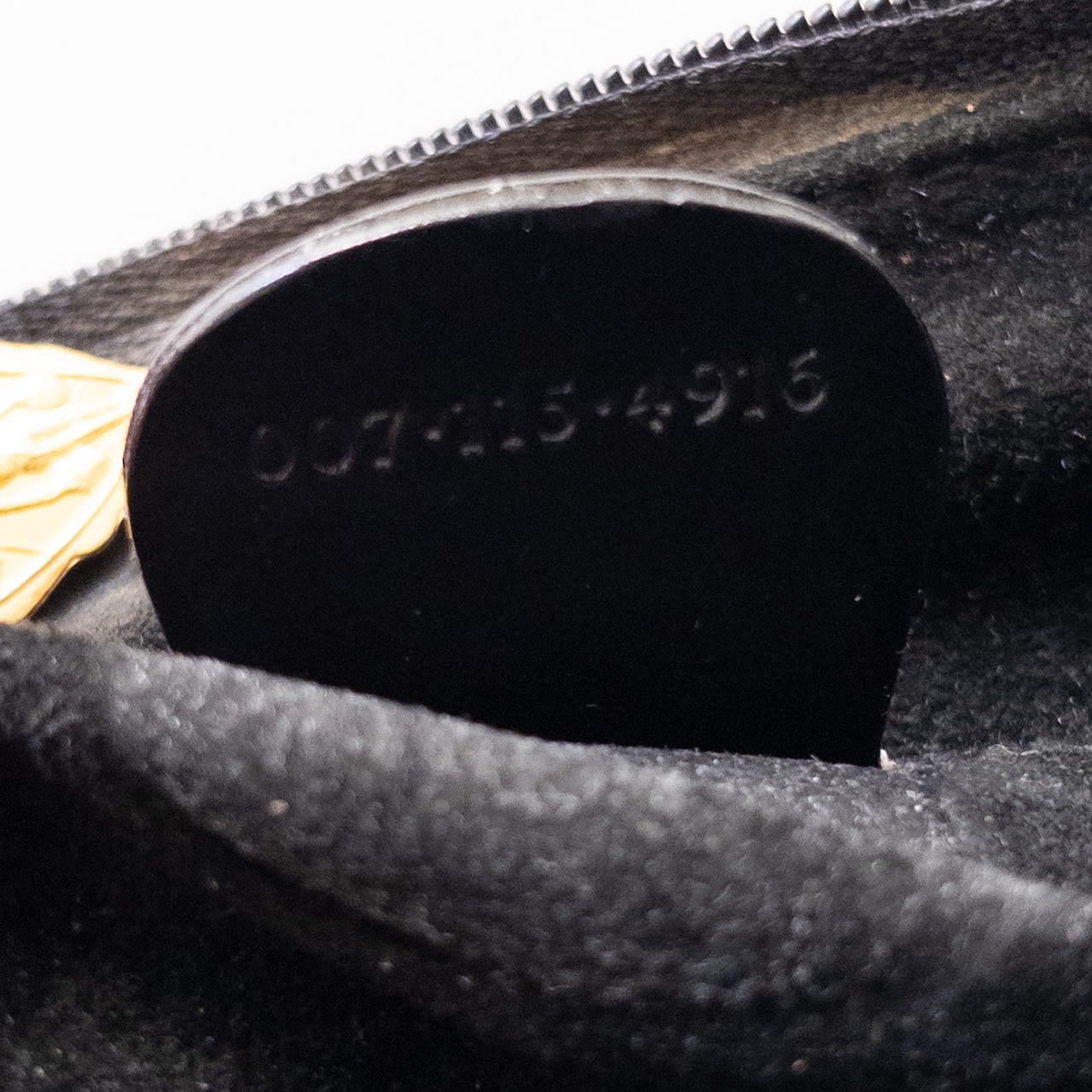 Gucci Vintage Black Leather Crossbody Bag