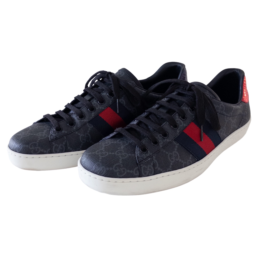 Gucci Ace Monogram Canvas Sneakers