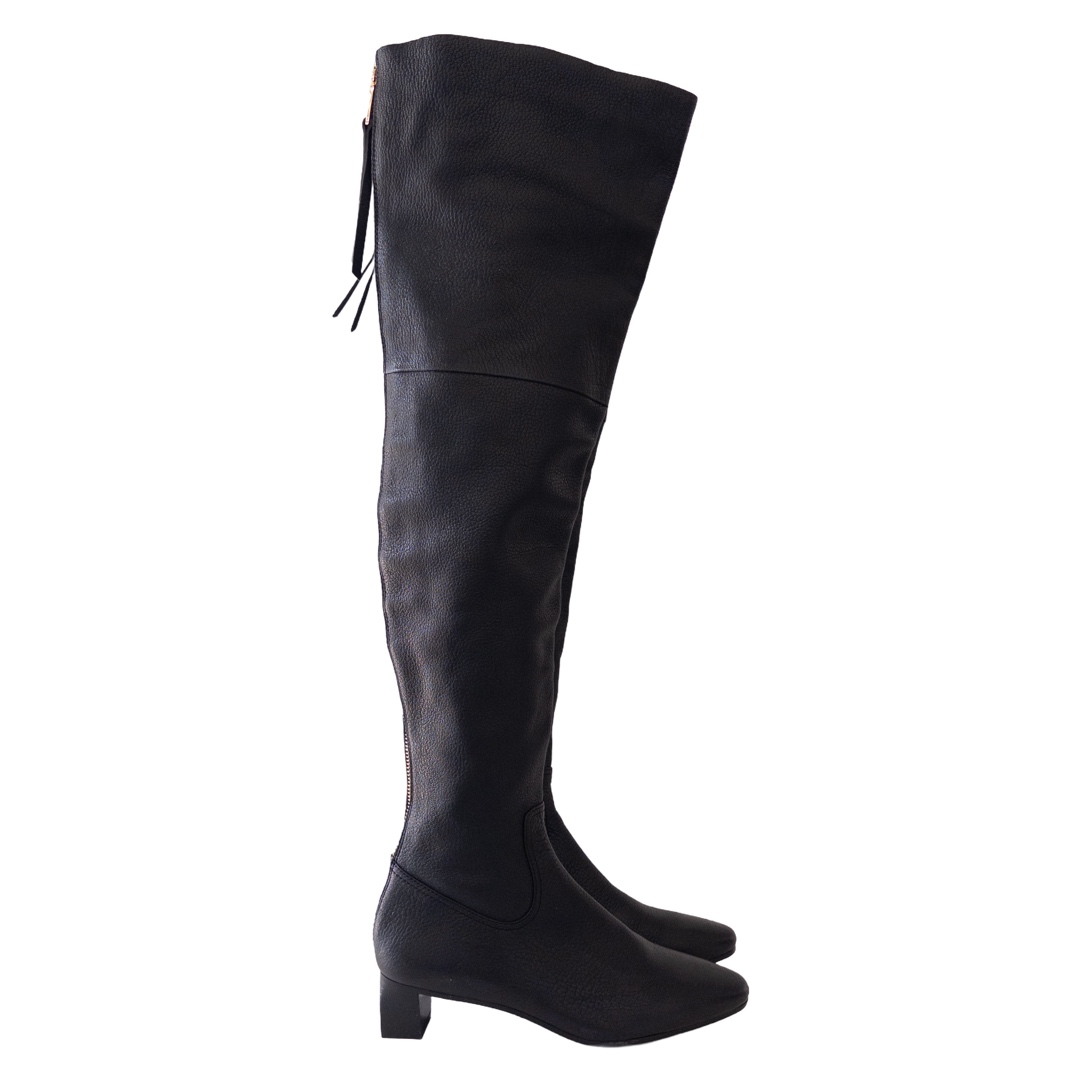 Coach NEW Thigh-High Leather Boots