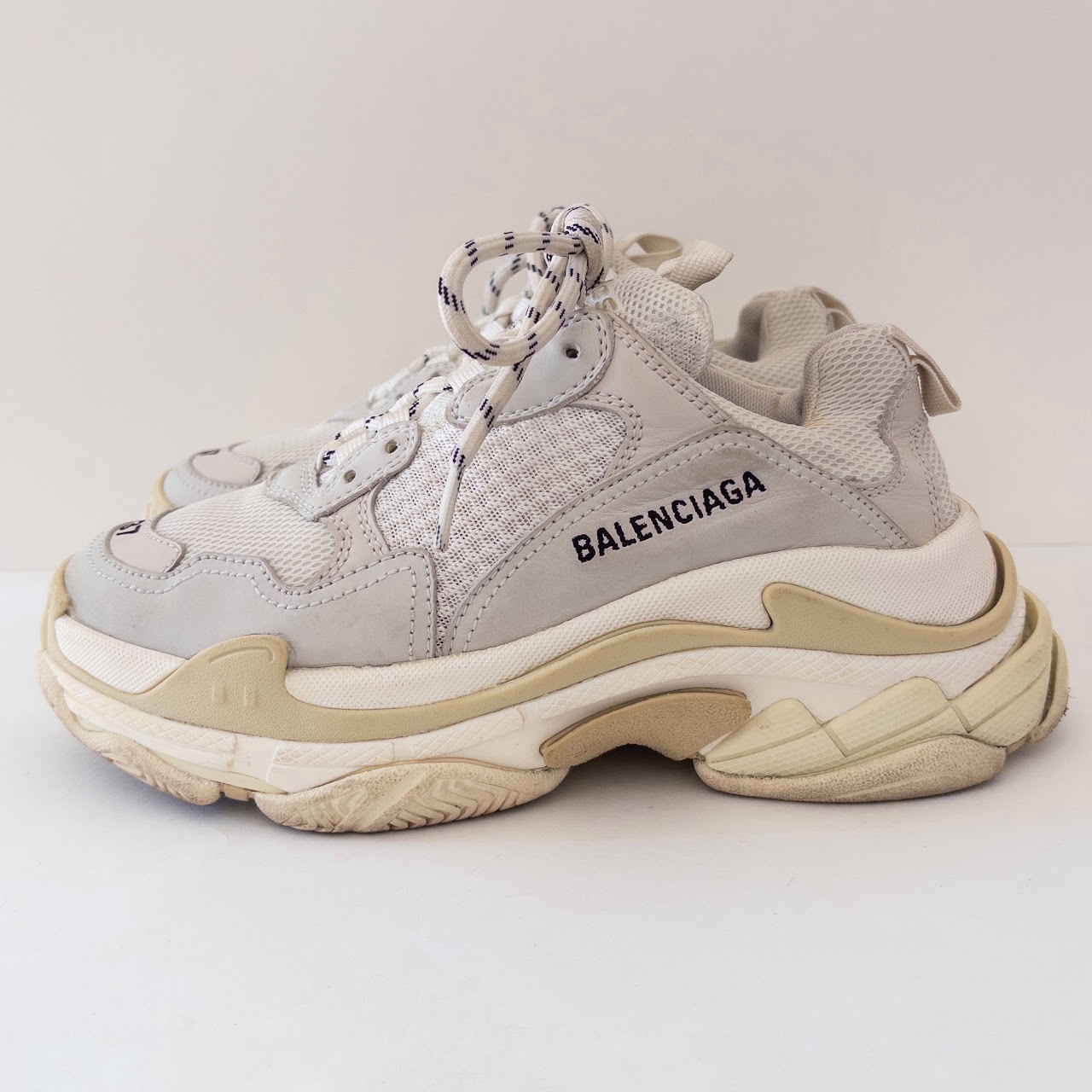 Balenciaga Triple S White Sneakers